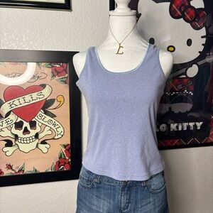Periwinkle Faded Glory Sleep Tank Top
